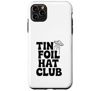 Custodia per iPhone 11 Pro Max Tin Foil Hat Club per credenti UFO alieni