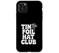 Custodia per iPhone 11 Pro Max Tin Foil Hat Club per credenti UFO alieni