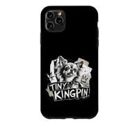 Custodia per iPhone 11 Pro Max Tiny Kingpin - Chihuahua dai capelli lunghi