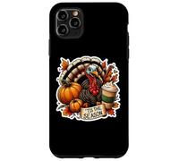 Custodia per iPhone 11 Pro Max Tis The Season Turchia Autunno Autunno Zucca Spice Cup Vintage