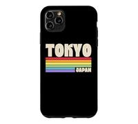 Custodia per iPhone 11 Pro Max Tokyo Giappone Rainbow Gay Pride Merch Retro anni '70 anni '80 Queer
