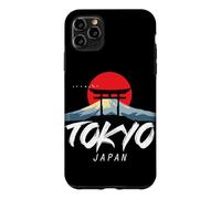 Custodia per iPhone 11 Pro Max Tokyo Monte Fuji dal Giappone in Asia con il tempio giapponese