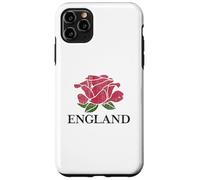 Custodia per iPhone 11 Pro Max Top da rugby inglese invecchiato - England Rugby Football