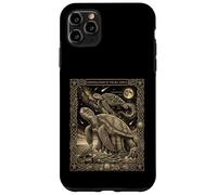 Custodia per iPhone 11 Pro Max Totem delle carte dei tarocchi delle tartarughe marine celesti