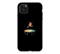 Custodia per iPhone 11 Pro Max Trampolino Fun Jumping Bouncing Hobby