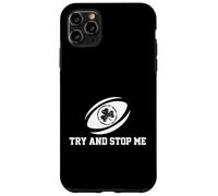 Custodia per iPhone 11 Pro Max Try and Stop Me Rugby Player Tackle Scrum Sports