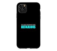 Custodia per iPhone 11 Pro Max Turchese Color All My Intents Are Nefarious Turquoise