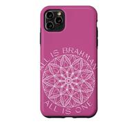 Custodia per iPhone 11 Pro Max Tutto è Brahman, Tutto è Uno, Yoga Unità Mandala Art