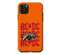 Custodia per iPhone 11 Pro Max Ufficiale AC/DC Angus and Brian Red Lightning Logo Rock Band