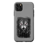 Custodia per iPhone 11 Pro Max Ufficiale Spiral Forest Wolf Gothic Fantasy