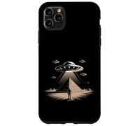 Custodia per iPhone 11 Pro Max UFO Piramide Aliena Antico Mistero Rapimento Spazio Uomini Donne