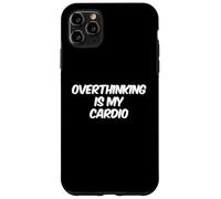 Custodia per iPhone 11 Pro Max Umorismo divertente Txt Persone divertenti Pensiero eccessivo divertente è il mio cardio