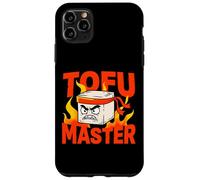 Custodia per iPhone 11 Pro Max Umorismo vegano sul karate di Tofu Master Angry Ninja