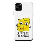 Custodia per iPhone 11 Pro Max Un formaggio fuori dal vecchio blocco divertente padre figlio gioco di parole