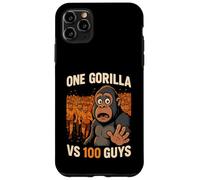 Custodia per iPhone 11 Pro Max Un Gorilla Vs 100 Ragazzi Cento Uomini Meme