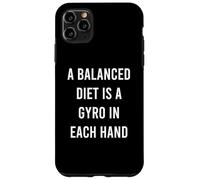Custodia per iPhone 11 Pro Max Una dieta equilibrata è un giroscopio in ogni mano