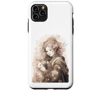 Custodia per iPhone 11 Pro Max Una donna che indossa un kimono tradizionale giapponese che sogna sogni diurni leggeri e fragili