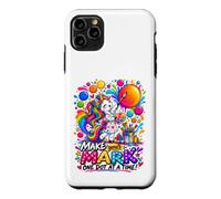 Custodia per iPhone 11 Pro Max Unicorno per ragazze Dot Day Make Your Mark Art Teacher Kids School