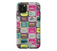Custodia per iPhone 11 Pro Max Universal Monsters Retro Horror Titles All Over Print