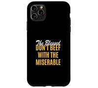 Custodia per iPhone 11 Pro Max University Varsity-Gold Color Troppo Benedetto Per Essere Miserabile