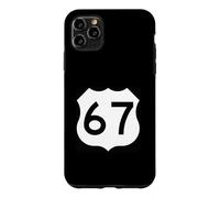 Custodia per iPhone 11 Pro Max US Route 67 segno