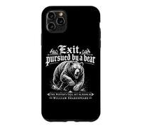 Custodia per iPhone 11 Pro Max Uscita perseguita da un orso Il racconto d'inverno William Shakespeare