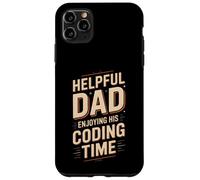 Custodia per iPhone 11 Pro Max Utile Papà Godendo Il Suo Coding Tempo Programmer Padre