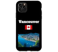 Custodia per iPhone 11 Pro Max Vancouver viaggio souvenir Canada amante della città bandiera canadese