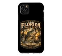 Custodia per iPhone 11 Pro Max Vecchia Florida corre Deep Largemouth Bass Fishing Lake