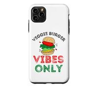 Custodia per iPhone 11 Pro Max Veggie Burger Vibes Solo Divertente BBQ Cookout Cucina Vegetariana