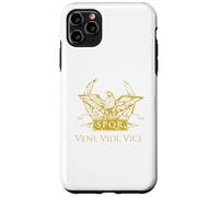 Custodia per iPhone 11 Pro Max Veni Vidi Vici - Citazione latina Giulio Cesare - Roma antica