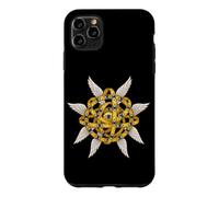 Custodia per iPhone 11 Pro Max Vetro colorato cristiano Angel Ophanim biblicamente accurato