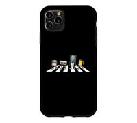 Custodia per iPhone 11 Pro Max VHS Nastro Floppy Disc Divertente Retro Vintage Fan