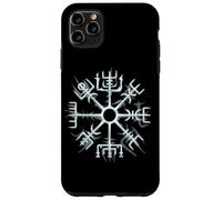 Custodia per iPhone 11 Pro Max Vichingo Vegvisir Walhalla rune bussola nordica