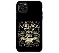 Custodia per iPhone 11 Pro Max Vintage 1976 Made Or Born In 1976 Original Parts Birthday