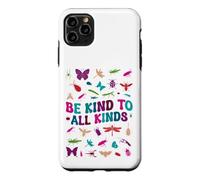 Custodia per iPhone 11 Pro Max Vintage Be Kind To All Kinds Bugs Insect Lover Kindness
