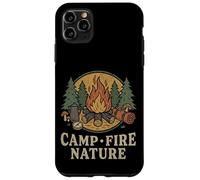 Custodia per iPhone 11 Pro Max Vintage Campeggio Avventura All'aperto Regalo Camp Fuoco