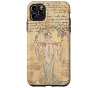 Custodia per iPhone 11 Pro Max Vintage Flower Fairy Illustration Cute Fairycore Aesthetic