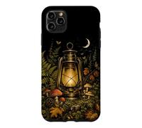 Custodia per iPhone 11 Pro Max Vintage Foresta Lanterna Autunno Campeggio Natura Boschi For