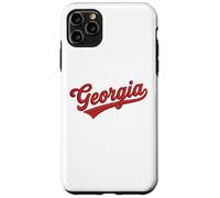 Custodia per iPhone 11 Pro Max Vintage Georgia Script Classic Embroidered Style
