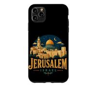 Custodia per iPhone 11 Pro Max Vintage Gerusalemme Israele Viaggio Souvenir Landmark Gift