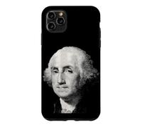 Custodia per iPhone 11 Pro Max Vintage Historical Portrait Americana Engraved Art