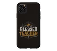 Custodia per iPhone 11 Pro Max Vintage Insegnante Fede Montagna Alba Benedetto