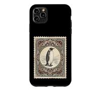Custodia per iPhone 11 Pro Max Vintage Penguin Antarctic Wildlife