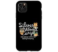 Custodia per iPhone 11 Pro Max Vintage Silver Wood Camp The Great Outdoor Escursioni