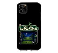 Custodia per iPhone 11 Pro Max VIRTUAL FAIRWAY NIGHT Golf Indoor Simulatore