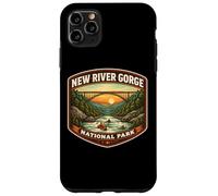 Custodia per iPhone 11 Pro Max Visitatore del New River Gorge National Park Souvenir West Virginia