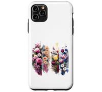 Custodia per iPhone 11 Pro Max Vivace acquerello floreale Bloom Bouquet Art