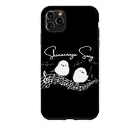 Custodia per iPhone 11 Pro Max Voce canto | Direttore d'orchestra del Sima-teash | Carino uccellino di Hokkaido | Guarigione | Notazione a cinque righe | Amante della musica