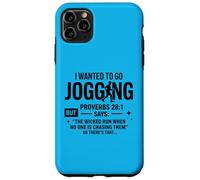 Custodia per iPhone 11 Pro Max Volevo andare a fare jogging Proverbi 28:1